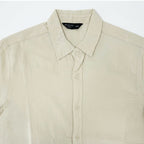 Camisa Lino Regular Fit Para Hombre Mod. Le2601 Beige Roosevelt®