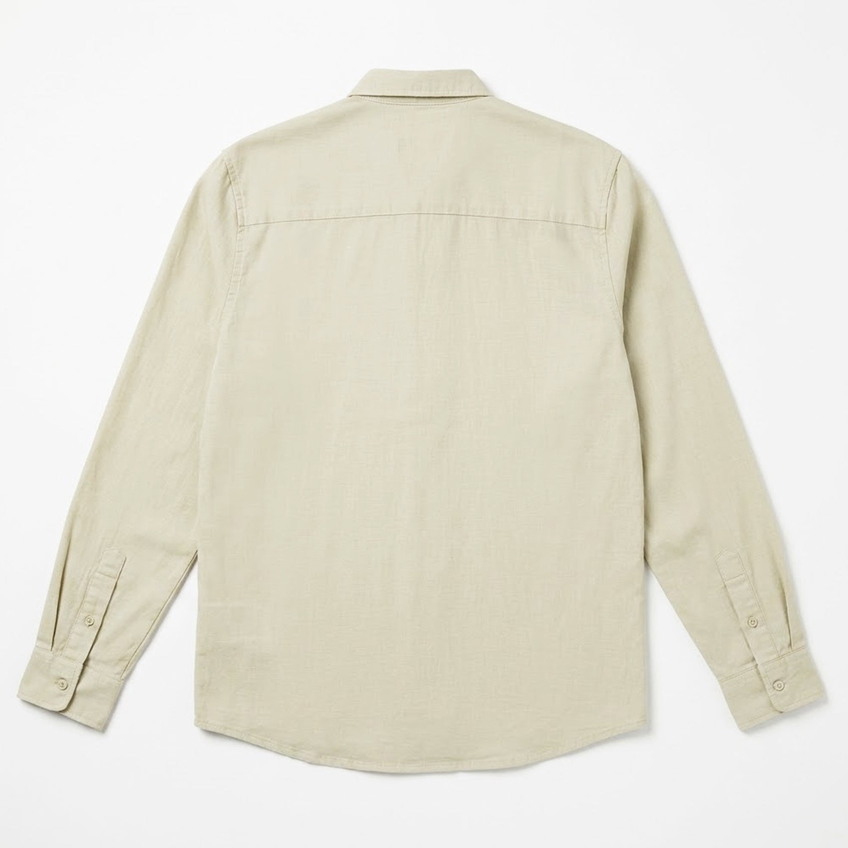 Camisa Lino Regular Fit Para Hombre Mod. Le2601 Beige Roosevelt®