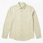 Camisa Lino Regular Fit Para Hombre Mod. Le2601 Beige Roosevelt®