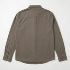 Camisa Lino Regular Fit Para Hombre Mod. Le2601 Gris Oscuro Roosevelt®