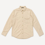 Camisa Lino Regular Fit Para Hombre Mod. Le2604 Beige Roosevelt®