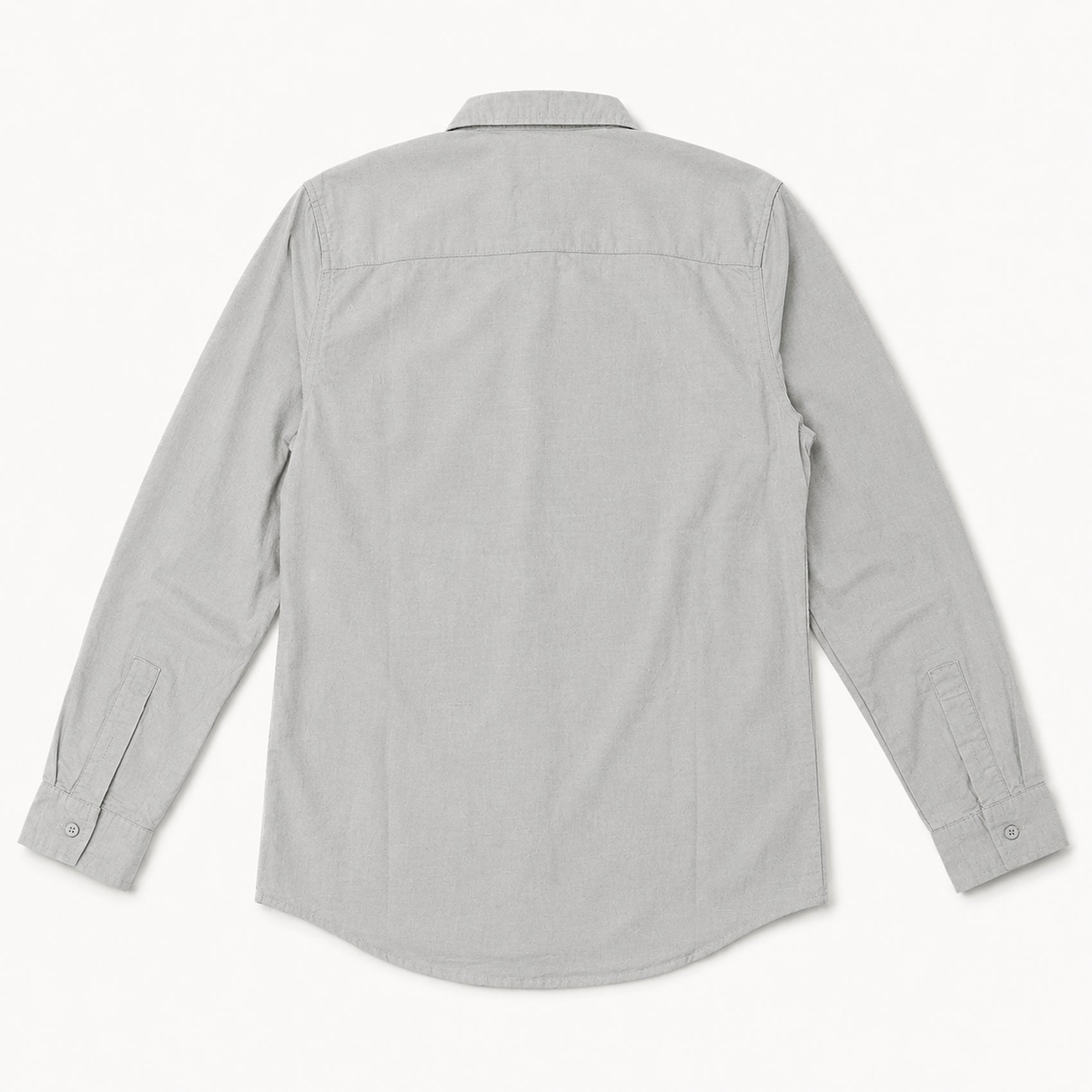 Camisa Lino Regular Fit Para Hombre Mod. Le2604 Gris Roosevelt®