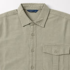 Camisa Lino Regular Fit Para Hombre Mod. Le2604 Olivo Roosevelt®