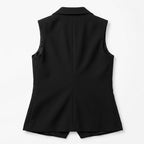 Chaleco Cuello Solapa Para Mujer Mod.4280b Marca Exotica®