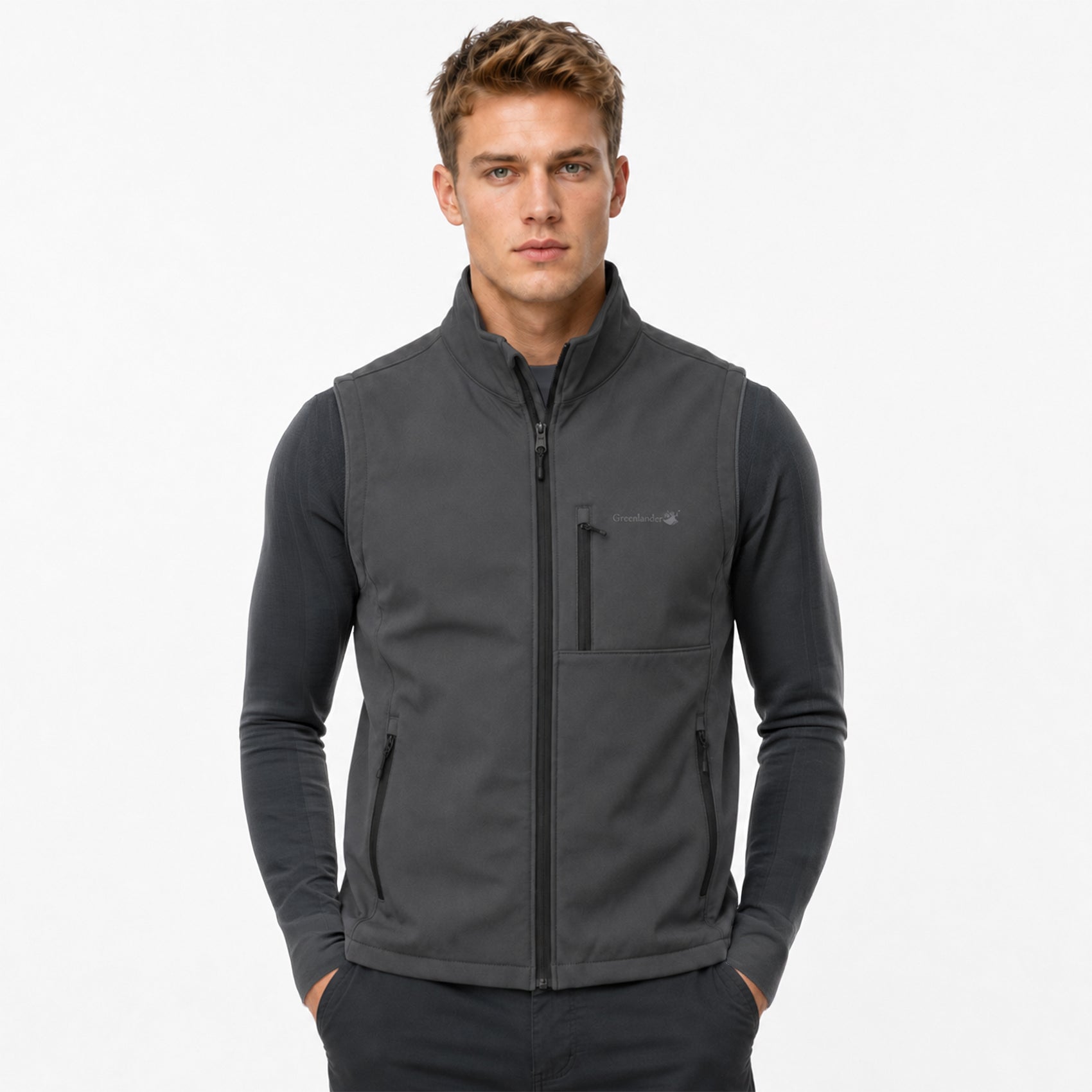 Chaleco Softshell Para Hombre Cw90-vpol8396 Greenlander®