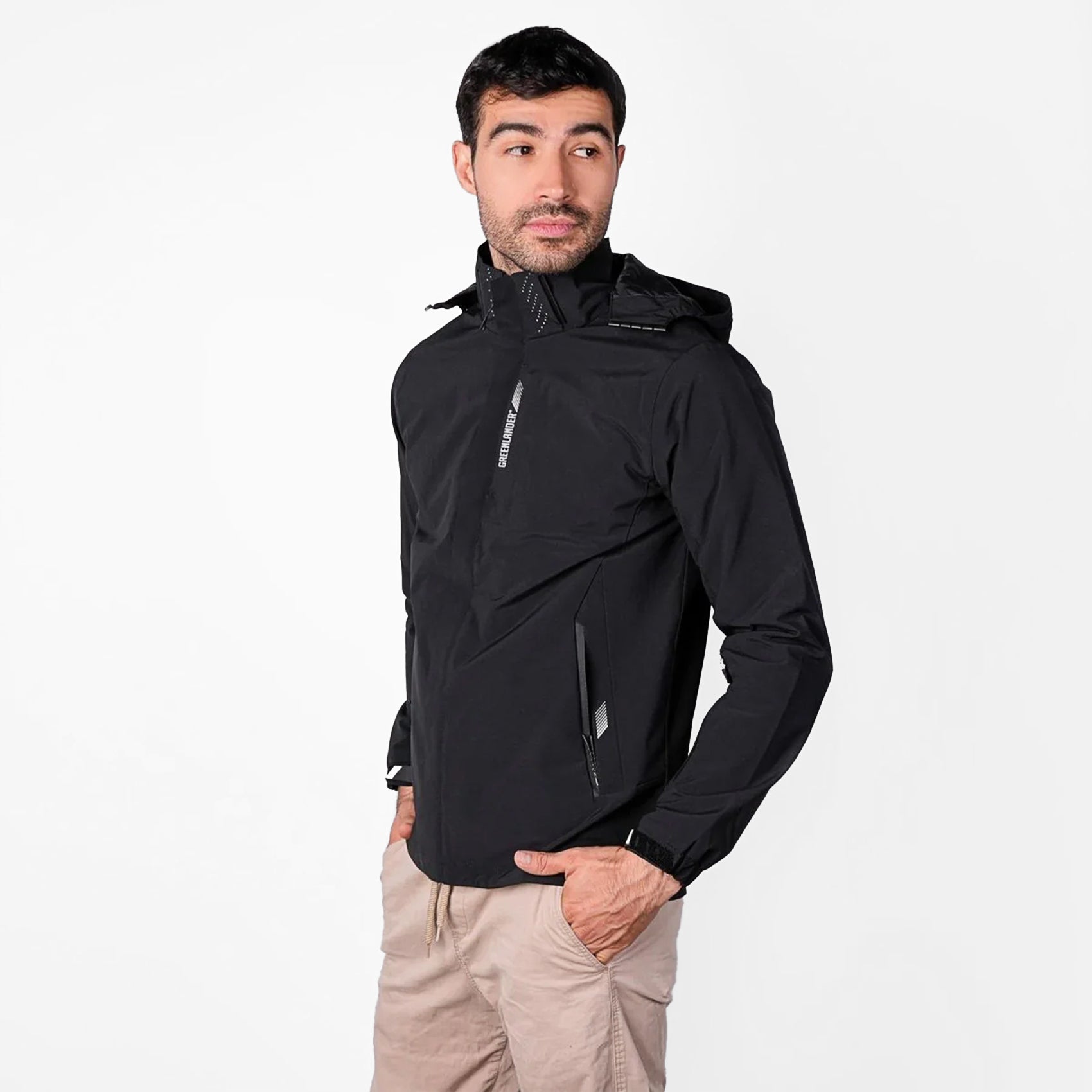 Chamarra Rompevientos Para Hombre Cw90-pol7054 Greenlander®