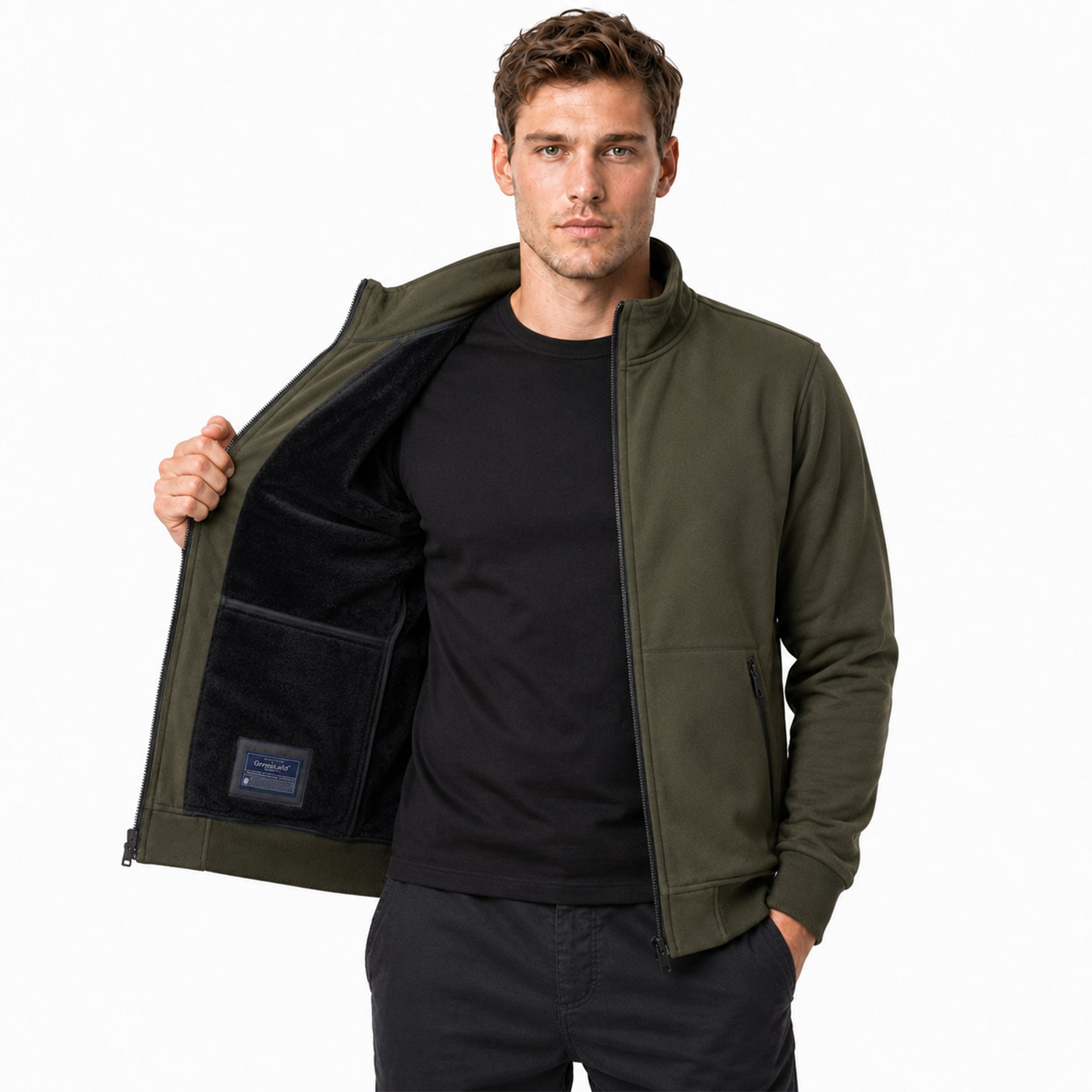 Chamarra Softshell Tipo Bomber Cw90-pol8728l Greenlander®