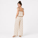 Conjunto Para Mujer Pantalón Palazzo+crop Top Marca Exotica®