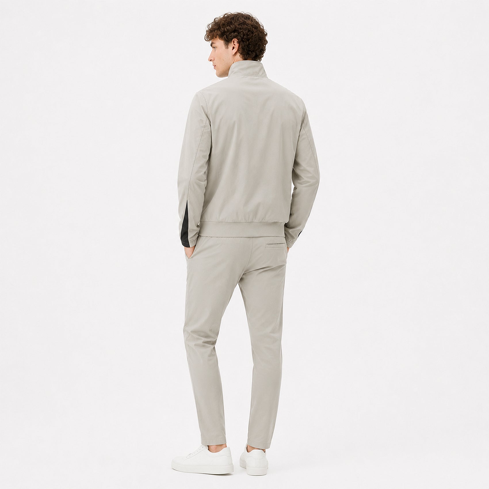 Conjunto Para Hombre Sudadera+pants Le2602 Gris Marca Roosevelt®