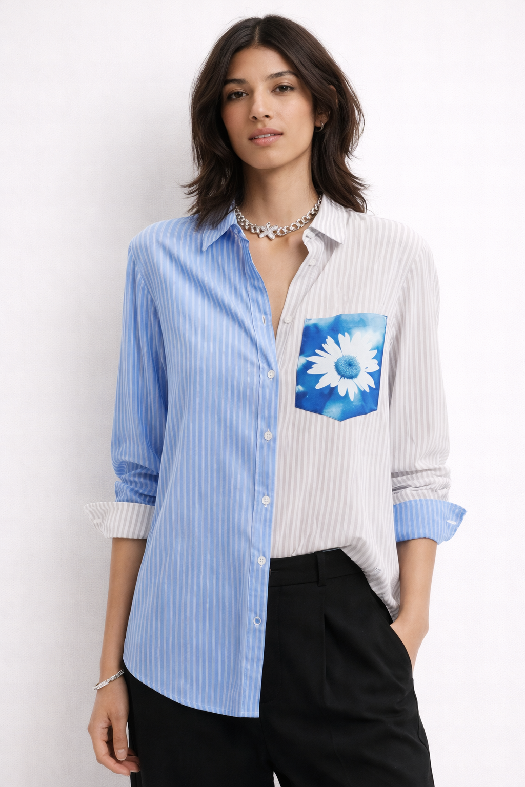 Camisa Estampada Mod. Perfect Ride Para Dama Marca Desigual®