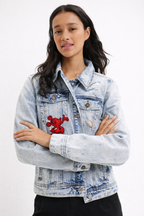 Chaqueta Vaquera De Mezclilla Para Dama Marca Desigual®