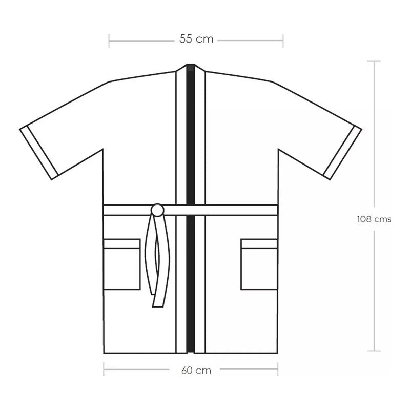 Bata De Baño Microfibra Unitalla Colores
