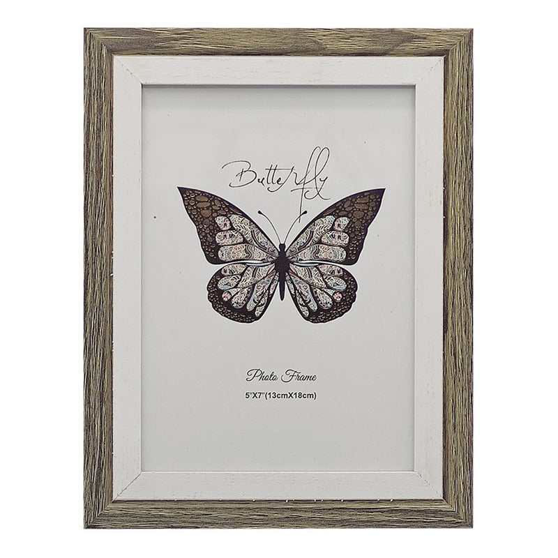 Portarretrato Con Marco Plástico-vidrio Para Mesa