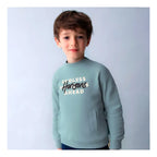 Sudadera Casual Con Bordado Para Niño M.4408 Marca Mayoral® 7 Años Glaciar Lisa