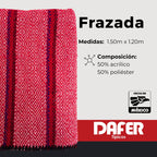 Frazada De Acrilico Afelpada Multiusos 1.20m X 1.50m Mod. Ac