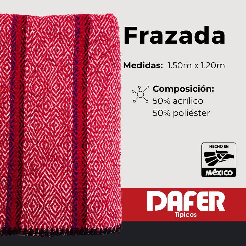 Frazada De Acrilico Afelpada Multiusos 1.20m X 1.50m Mod. Ac