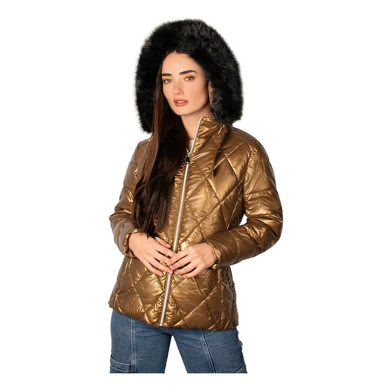 Chamarra Capitonada Para Mujer Dw86-pol7133 Greenlander®