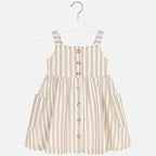 Vestido Rayas Para Niña Mod. 3944 Marca Mayoral ®