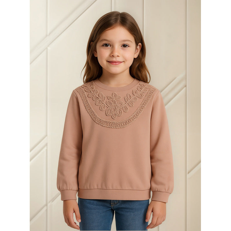 Sueter De Niña Mod.7492 Rosado Marca Mayoral® Rosado Liso 16 Años