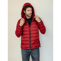 Chamarra De Pluma Acolchada Mod. Cw83-pol8759 Greenlander® Rojo G Capitonado