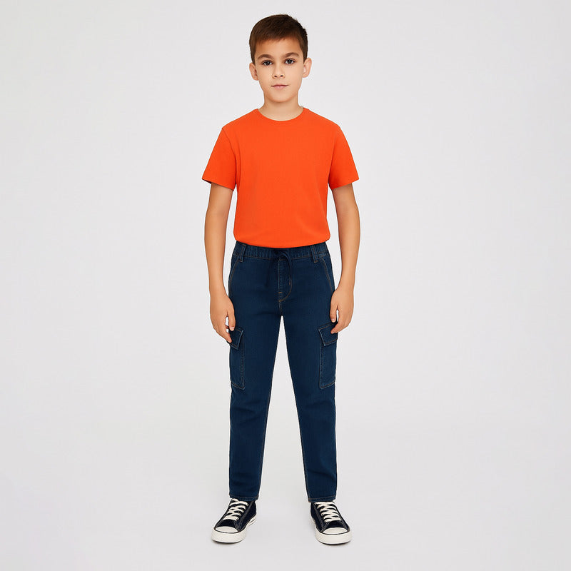 Pantalón Jogger Mezclilla Para Niño Mod.7560 Marca Mayoral®
