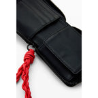 Cartera Con Textura Para Mujer 26sayp07/2000 Marca Desigual® Negro Floreado Texturizado