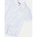 Camisa Casual Para Niño Mod.3112 Marca Mayoral® Blanco Lisa 10 Años
