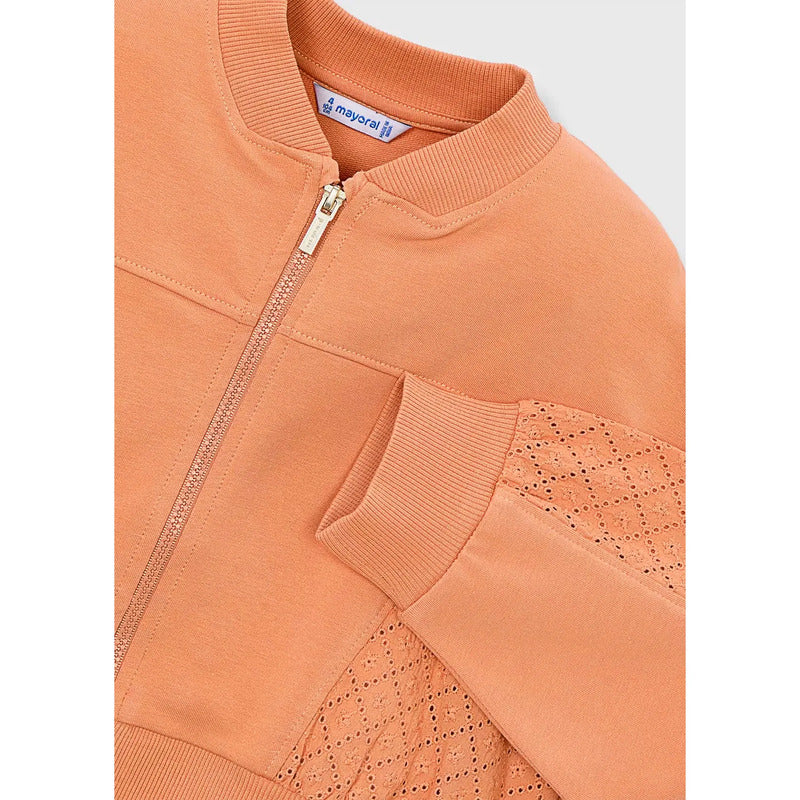 Sudadera Ligera Para Niña Mod.3456 Marca Mayoral® 4 Años Melocotón Lisa