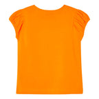 Playera Para Niña Mod. 3047 Marca Mayoral® Naranja Claro Frutas 6 Estampa Localizada