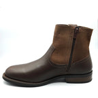 Bota Elegante De Piel Para Caballero M.l2126531 Marca Levís® Marrón Liso 26 Mx