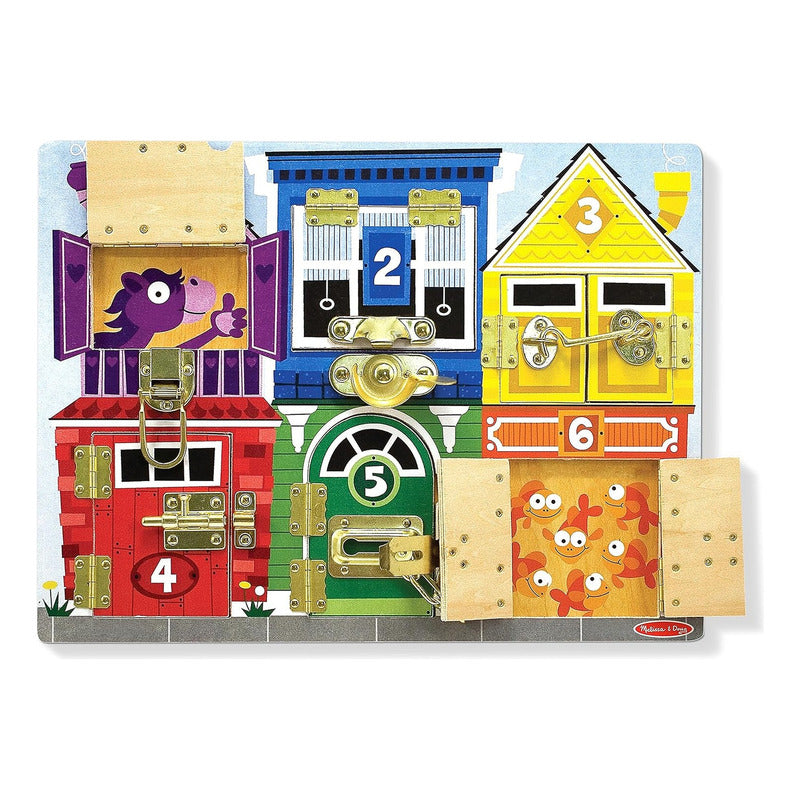 Juego Tablero Con Cerraduras Marca Melissa And Doug®