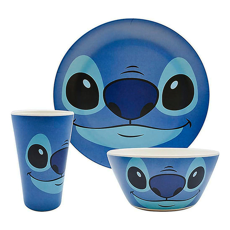 Vajilla De Bambú 12pz Eco Friendly Diseños Infantiles