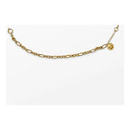 Collar Para Mujer Cadena Dorada De Eslabones Ovalados Dorado