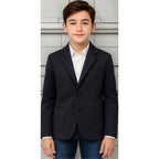 Saco De Vestir Para Niño Mod.7454 Marca Mayoral® Azul Marino Lisa 10