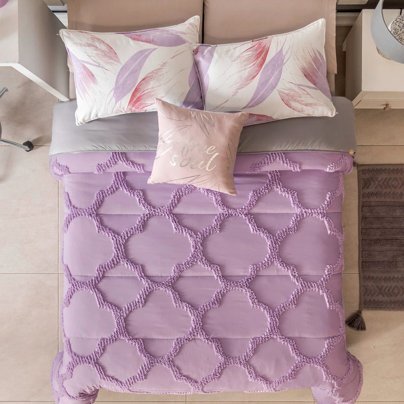 Set De Edredon Qs/mat Comforter 2.25x2.35m Marca Vianney®