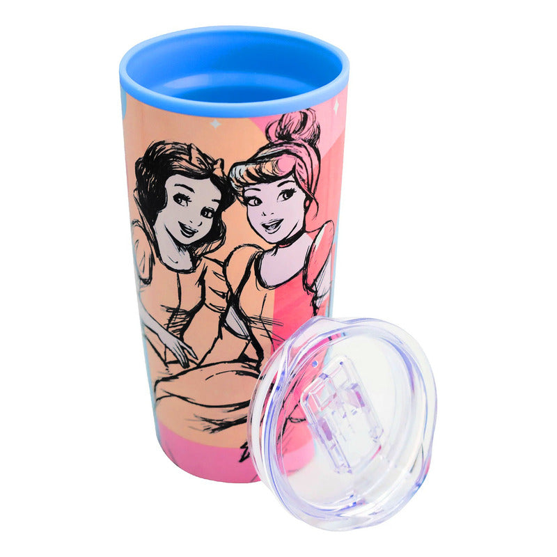 Vaso Termo Con Tapa 450ml Para Adulto Diseños Varios