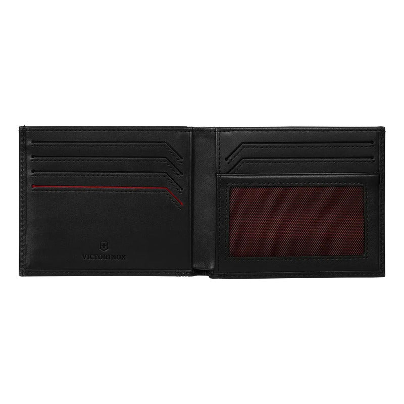 Billetera De Hombre Altius Alox Bi-fold 611570 Victorinox® Negro Liso