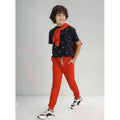 Pants Cómodo Para Niño Mod.744 Marca Mayoral® Rojo Liso 16