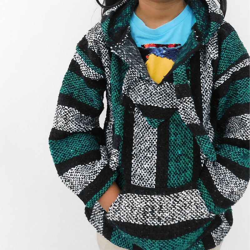 Sudadera Canguro Artesanal De Jerga Infantil