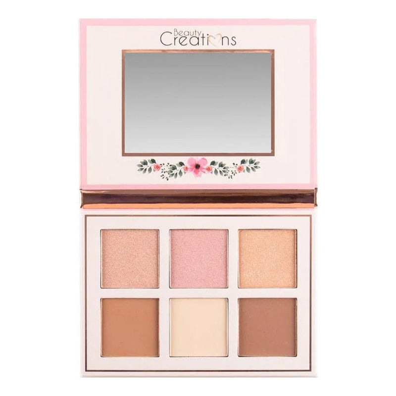 Contorno Iluminador Floral Bloom Beauty Creations Tono Del Iluminador Mixto