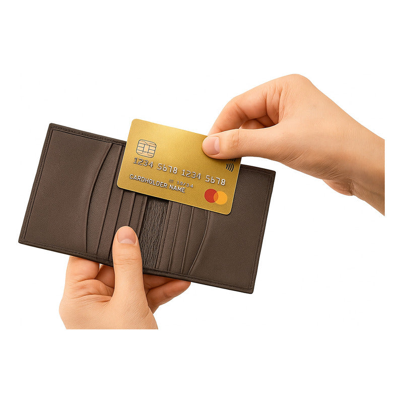 Tarjetero Doble De Piel Mod.924 Marca Giron®