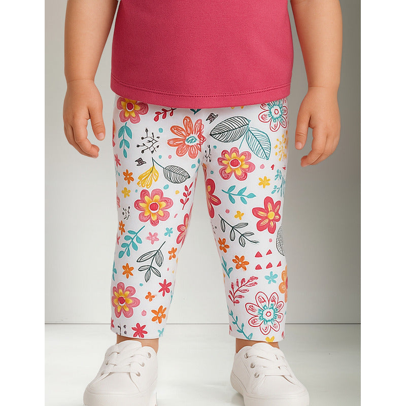 Leggins Con Estampado De Flores Mod.9166005aa Losan®