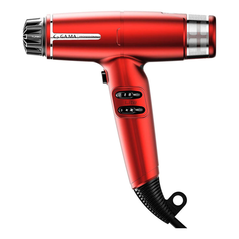 Secadora De Cabello Profesional Filtro Dual Ga.ma Italy® Rojo