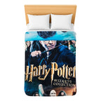 Cobertor Ligero Super Suave Matrimonial Diseños Providencia® Harry Potter Reliquias De La Muerte 850 G Multicolor