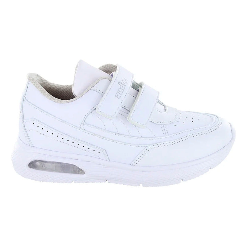 Tenis De Burbuja Para Niño Mod.155741b Marca Coqueta Y Audaz® Blanco Lisa 20 Mx