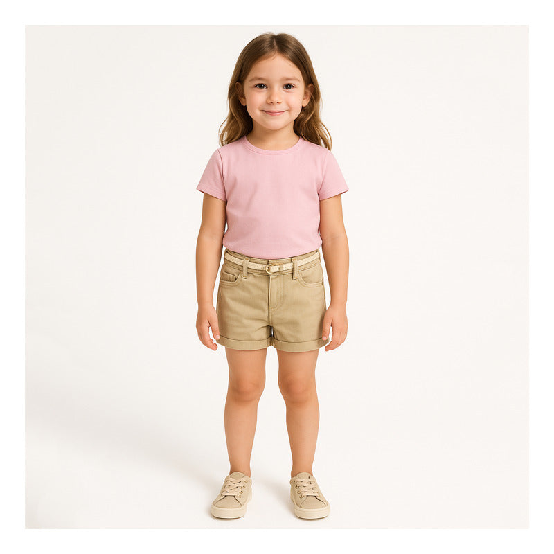 Short Con Cinto Para Niña Mod.234 Marca Mayoral®