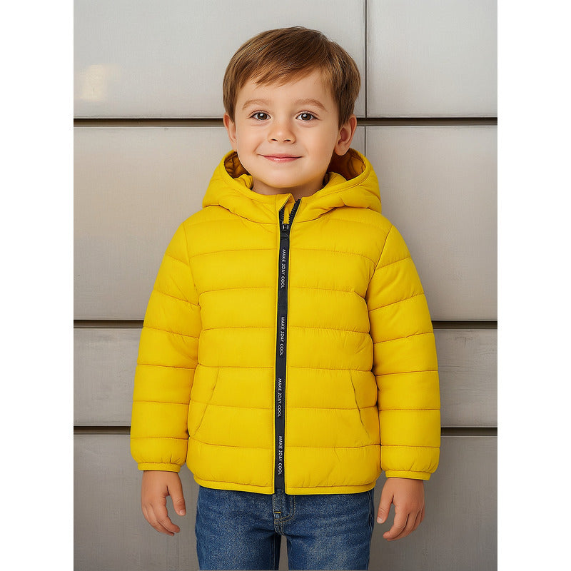 Chamarra De Niño Mod.4437 Color Mostaza Marca Mayoral® Mostaza 6 Años Lisa
