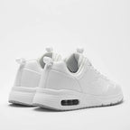 Tenis Urbano Escolar Para Hombre Mod.422404 Marca Flexi® Blanco Lisa 25.5 Mx
