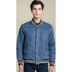Chamarra Bomber Mezclilla Hombre Corte Slim Marca Oggi®