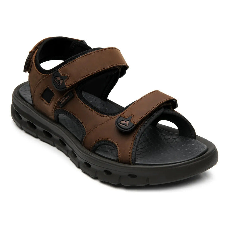 Sandalia Para Hombre Walking Soft Outdoor Mod.424001 Flexi® Marrón Outdoor 26.5 Mx